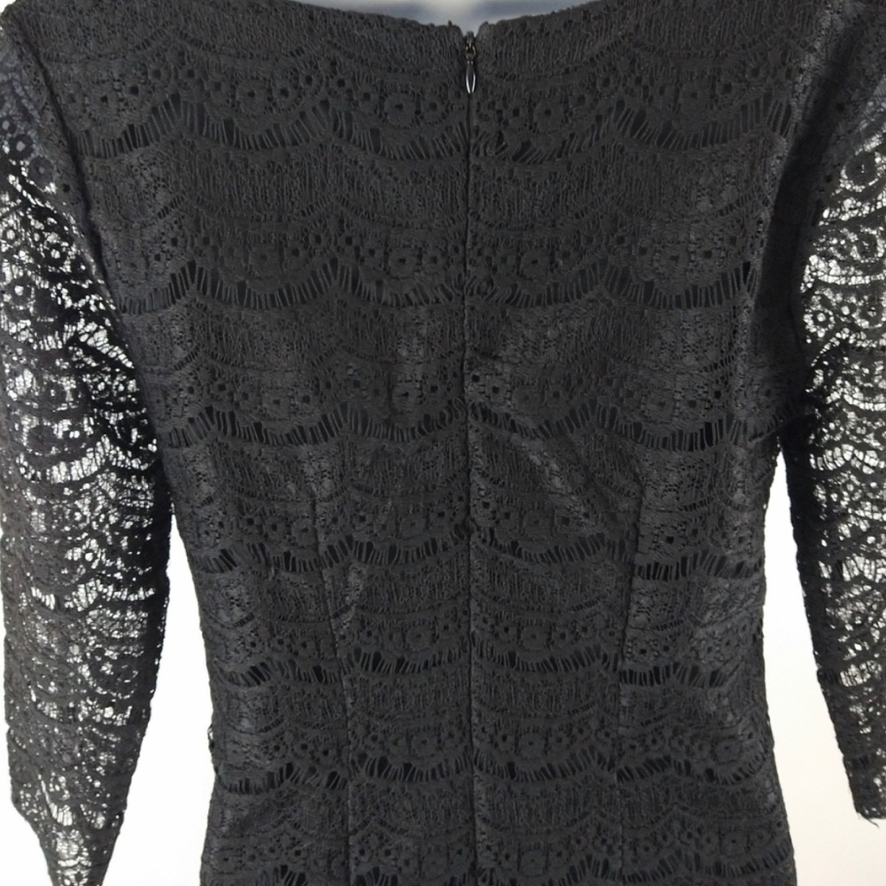 White House Black Market lace overlay dress